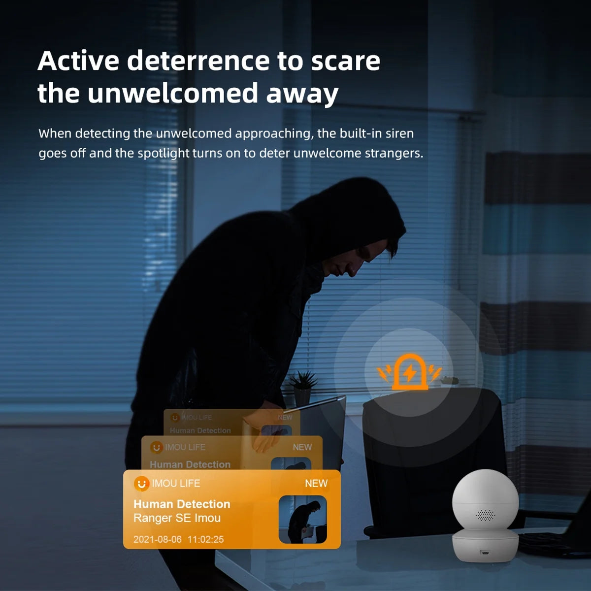 Ranger SE 4MP Wifi Camera 2 Way Audio Indoor Surveillance Camera
