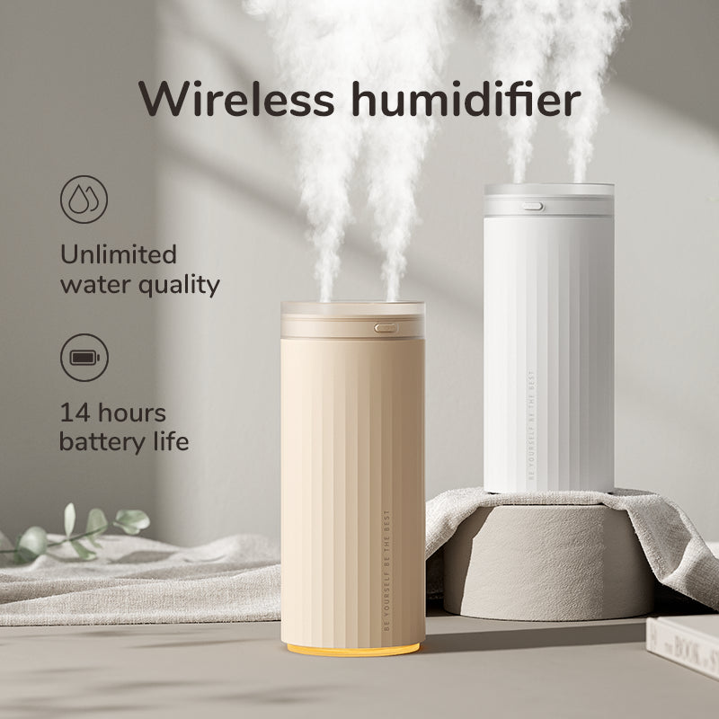 Small Humidifiers 500Ml Desk Humidifier Night Light Function Quiet Operation Electric Aroma Diffuser Air Car Humidifier